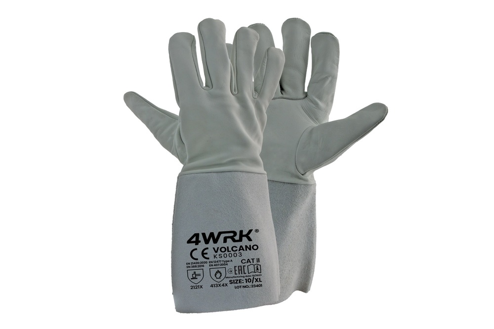 Rękawice robocze spawalnicze 4WRK VOLCANO PW 10/XL